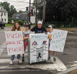 Zu Fuß mit dem Trolley von Boston nach New York