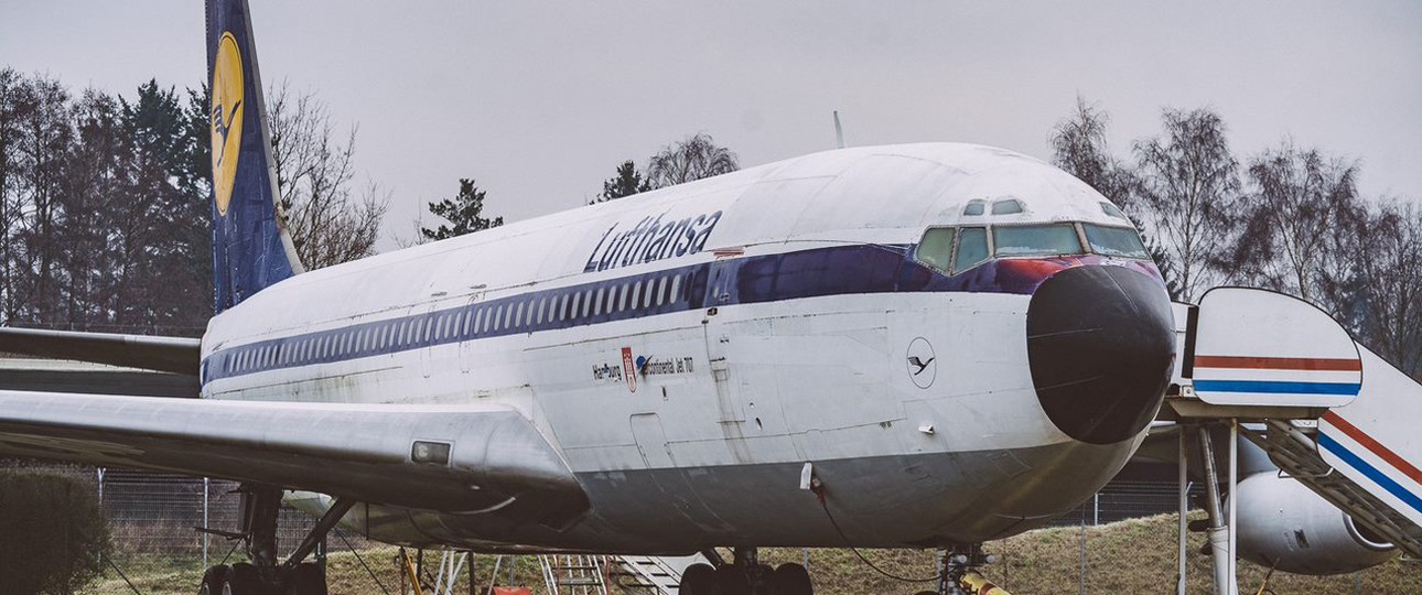 Die Boeing 707 des Flughafens Hamburg. Die D-ABOD flog 15 Jahre lang bei Lufthansa.