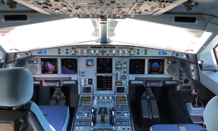 Cockpit eines Airbus A330 Neo: Woher kommen die Gerüche?