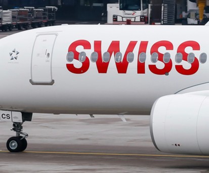 Airbus A220 von Swiss: Musste in Graz nach heftiger Rauchentwicklung notlanden.
