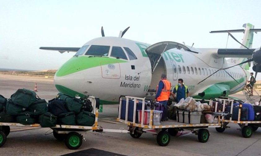ATR 72 von Binter: Fliegt auch in die Westsahara.