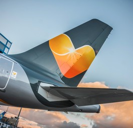 Thomas-Cook-Logo: Von der Pleite der britischen Mutter war Thomas Cook Aviation zunächst nicht betroffen.