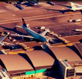 So sehen die neuen Einsteigebereiche aus: Platz für Boeing B747-8 und Airbus A380.