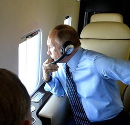 Ein Blick in Putins fliegenden Kreml