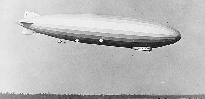 LZ126 bei der Landung in Lakehurst: 81 Stunden hatte der Flug über den Atlantik nach New York gedauert.