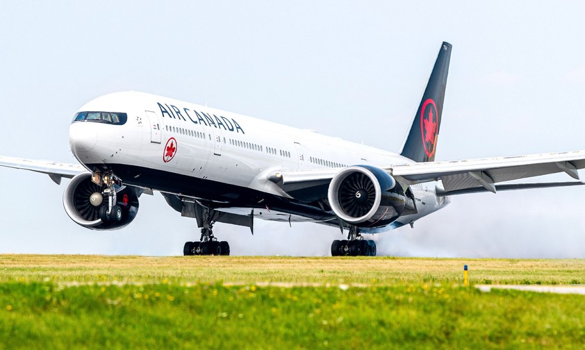 Boeing 777 von Air Canada: Ein Pilot täuschte seinen Arbeitgeber.