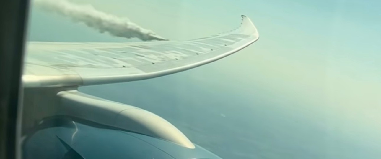 Ein Fluggast filmte, wie Flug VN34 Treibstoff ablassen musste vor der Landung in München: Beim Start waren 70.962 Kilogramm Kerosin an Bord.