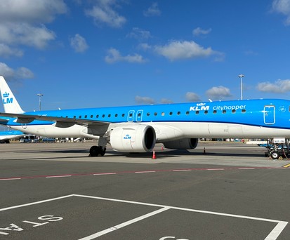 Embraer E2 von KLM: Acht Flieger heben derzeit nicht ab.