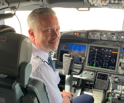Oliver Lackmann: Zufrieden mit der Boeing 737 Max.