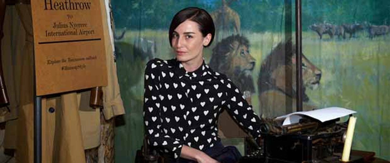 Model Erin O'Connor: Sie ist Werbeträgerin und benutzt den Service regelmässig und ist begeistert.