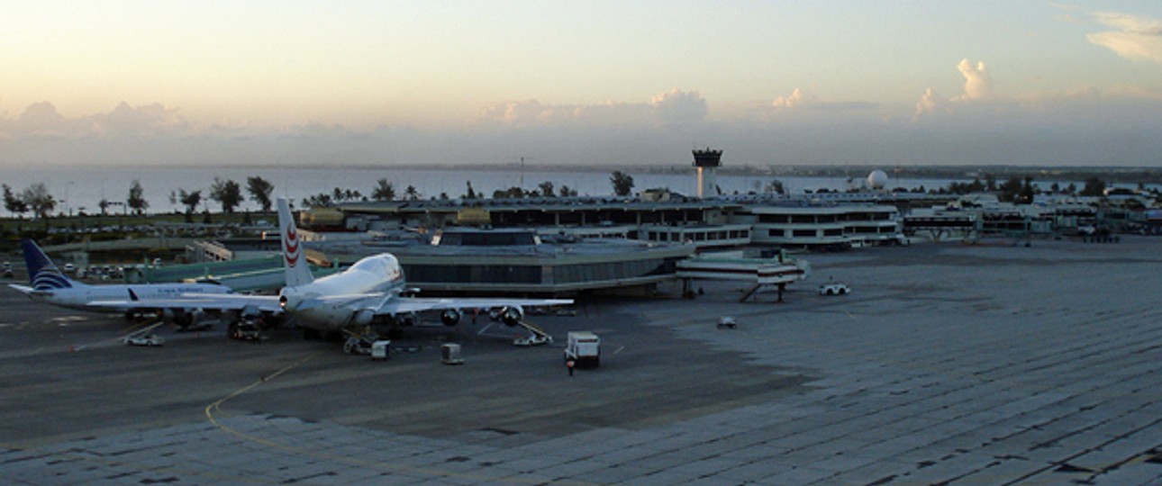 Flughafen Santo Domingo: Sollte Basis werden.
