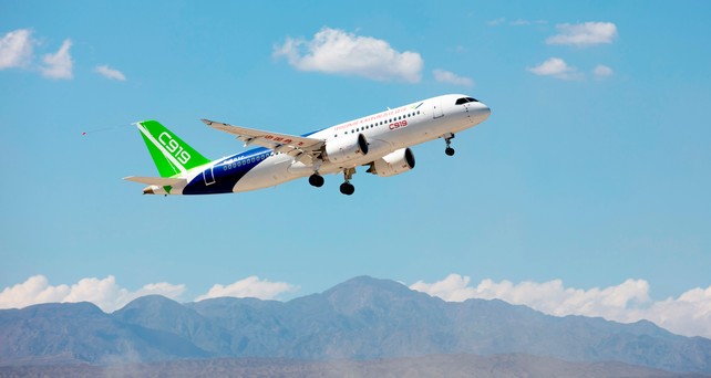 Comac C919: Der Hersteller zählt bisher mehr als 1000 Bestellungen.
