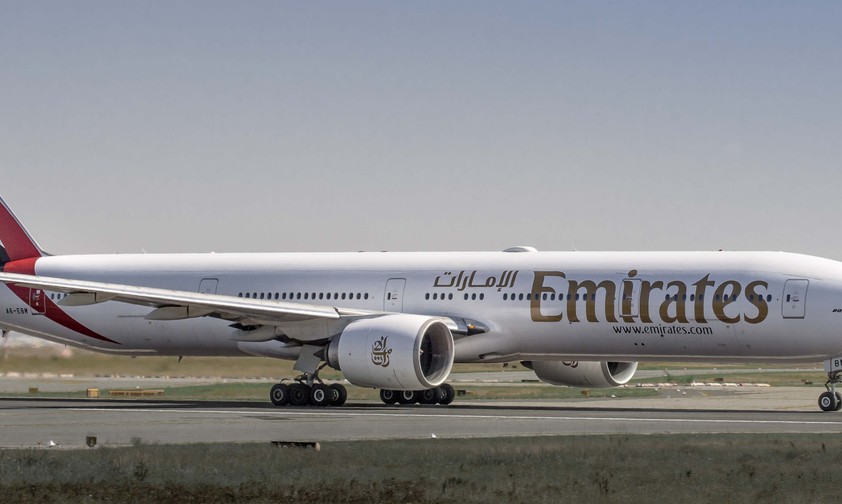 Boeing 777-300ER von Emirates: In Lagos droht der Pfandsiegel.