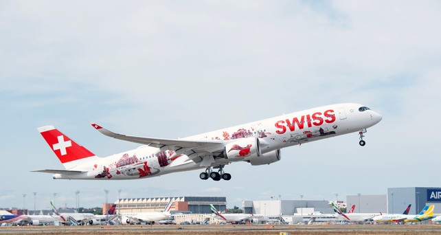 swiss airbus a350 900