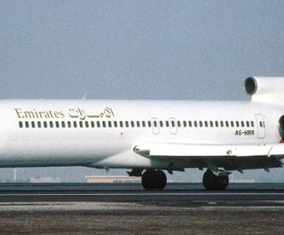 Emirates flog einmal Boeing 727...
