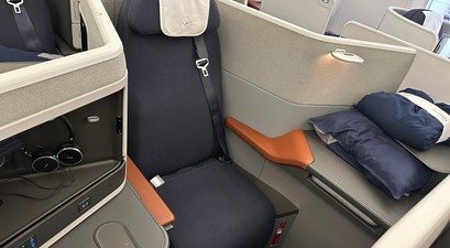 Die Allegris-Kabine der Boeing 787 von Lufhansa