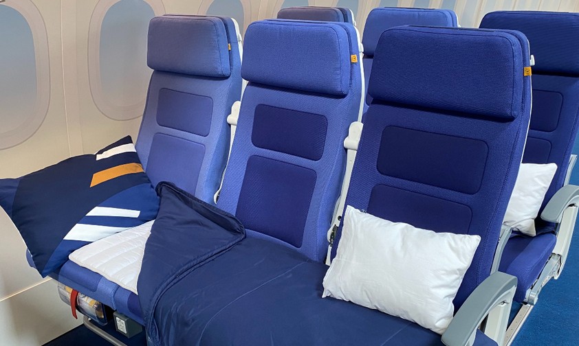 Lufthansas Schlafcouch: Maximal drei pro Flug.