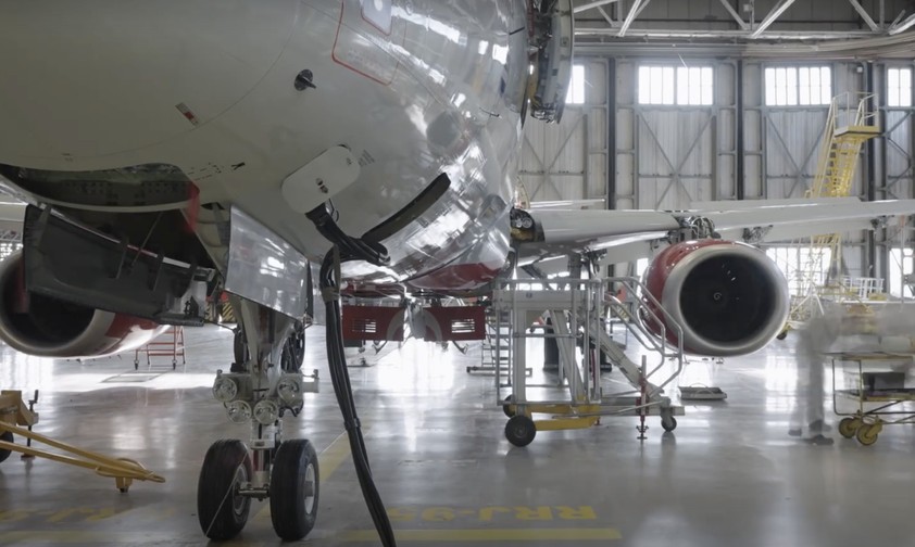 Superjet von Rossiya: Bei einem ging etwas schief.