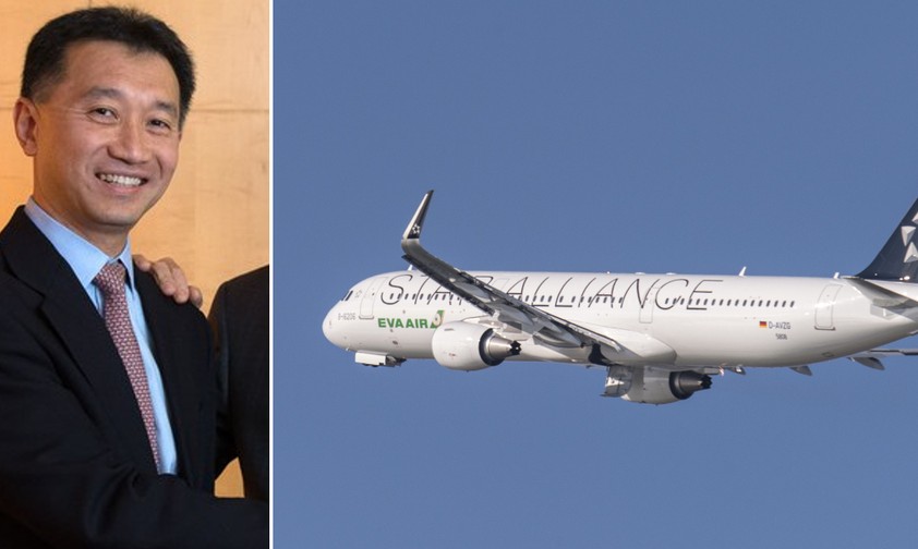 Jeffrey Goh, hier bei seinem Amtsantritt als Star-Alliance-Chef 2017, und ein Airbus-Jet mit einer Bemalung der Allianz: Bald getrennte Wege.