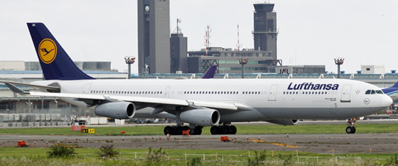 Der Airbus A340 mit der Kennung D-AIGK von Lufthansa: Der Jet fliegt nun im Iran.