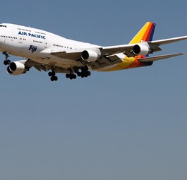 Boeing B747 von Air Pacific: Namensänderung.
