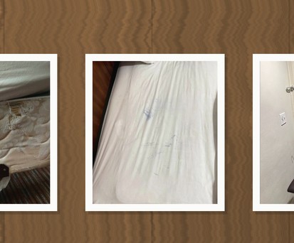 Die Zustände im Crew-Hotel sind ...