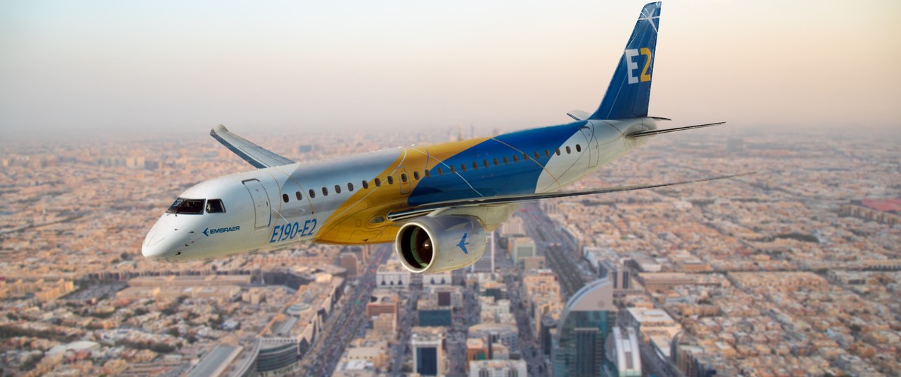Embraer-E2-Jet über Riyadh: Punkten die Brasilianer in Saudi-Arabien?