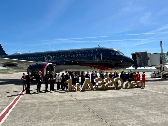 Erster A320 Neo für Royal Jordanian: Die Airline bekommt 15 A320 Neo und fünf A321 Neo.