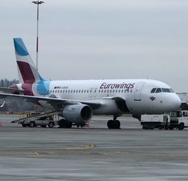A320 von Eurowings: Bald unterwegs zwischen Pristina und Zürich.