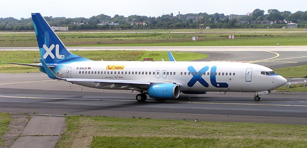 Boeing B737-800 von XL Airways: Erst einmal am Boden.