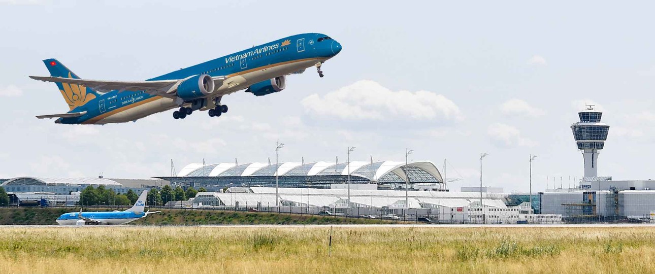 Eine Boeing 787 von Vietnam Airlines: Die Fluggesellschaft will Oktober München in ihr Streckennetz aufnehmen.