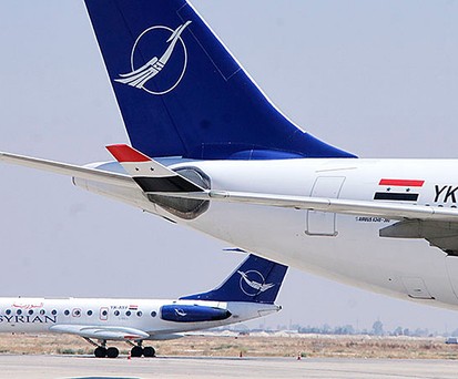 Flugzeuge von Syrian Airlines: Die Airline will weiterfliegen.
