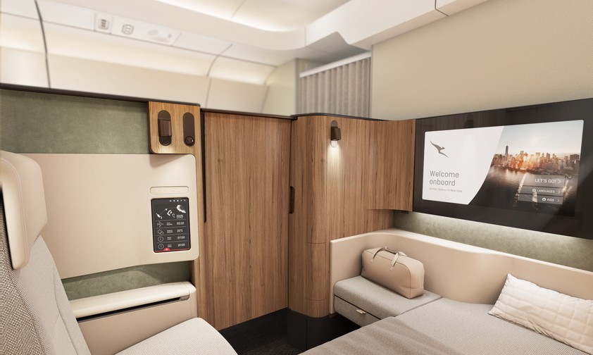 Außerdem gibt es sechs First-Class-Suiten.