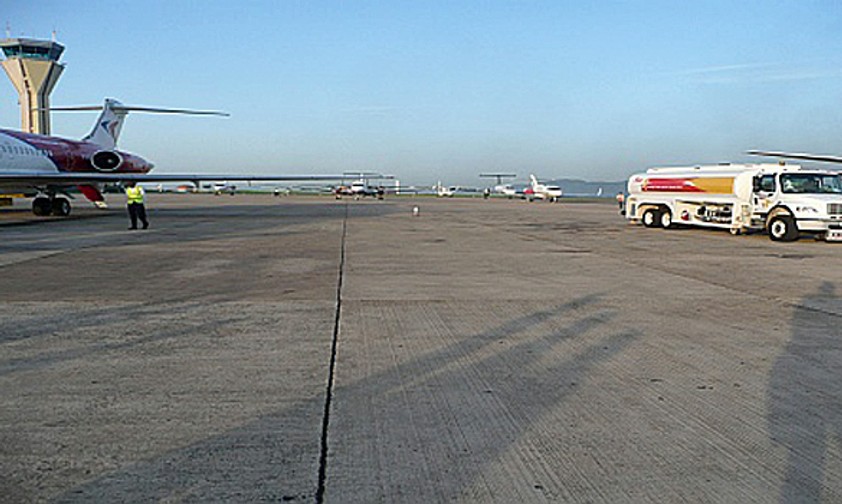 Flughafen von Abuja: Modern, aber gefährdet.