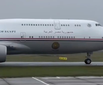 Boeing 747-8 mit der Kennung: SU-EGY das 14 Jahre alte Flugzeug ist an Ägypten ausgeliefert worden.