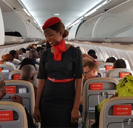 Erster Air-Senegal-Flug mit AOC und Passagieren: Derzeit zwei ATR 72-600 in der Flotte.