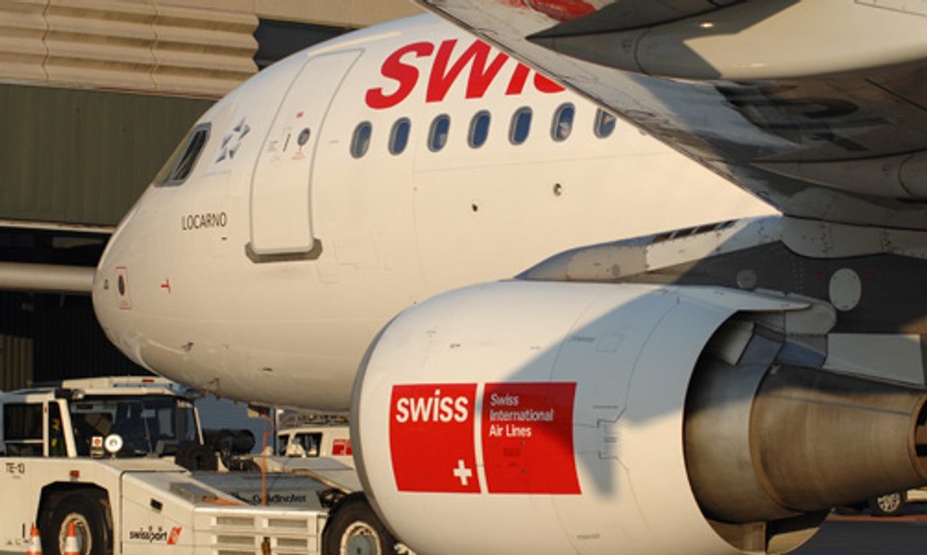 A320 von Swiss: Ein solcher Jet sandte den Notruf aus.