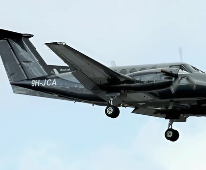 Beechcraft 200 Super King Air von Small Fly: Die maltesische Airline gewann eine Ausschreibung in Italien.
