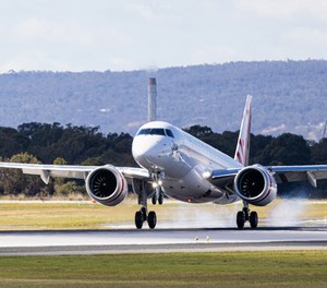 virgin australia embraer e190 e2 perth delivery