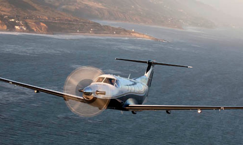 Pilatus PC-12: Momentan besitzt Surf Air erst drei Stück des Turboprop-Fliegers.