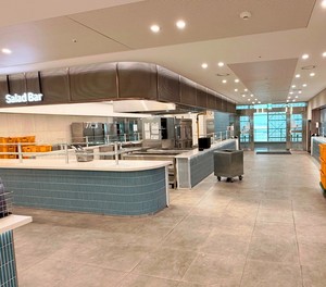 Die Kantine von Korean Air: Das Tollste kommt asm Ende des Flurs.