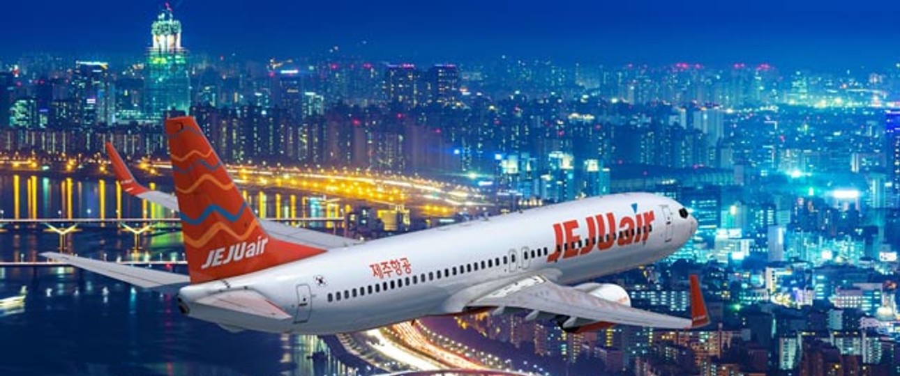 Boeing 737 in den Farben von Jeju Air: Die Airline baut aus.