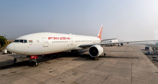 Boeing 777 von Air India: Bekam nach dem Start Probleme.