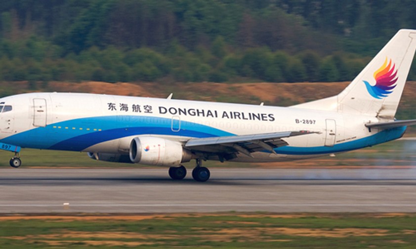 Frachter von Donghai: Bald auch als Passagierairline unterwegs.