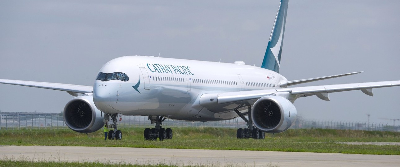 Airbus A350 von Cathay Pacific: 12 Flugzeuge bleiben vorerst am Boden.