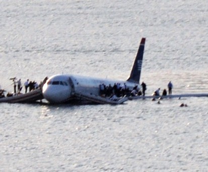 Notwasserung im Hudson River: Glück und viel Können.