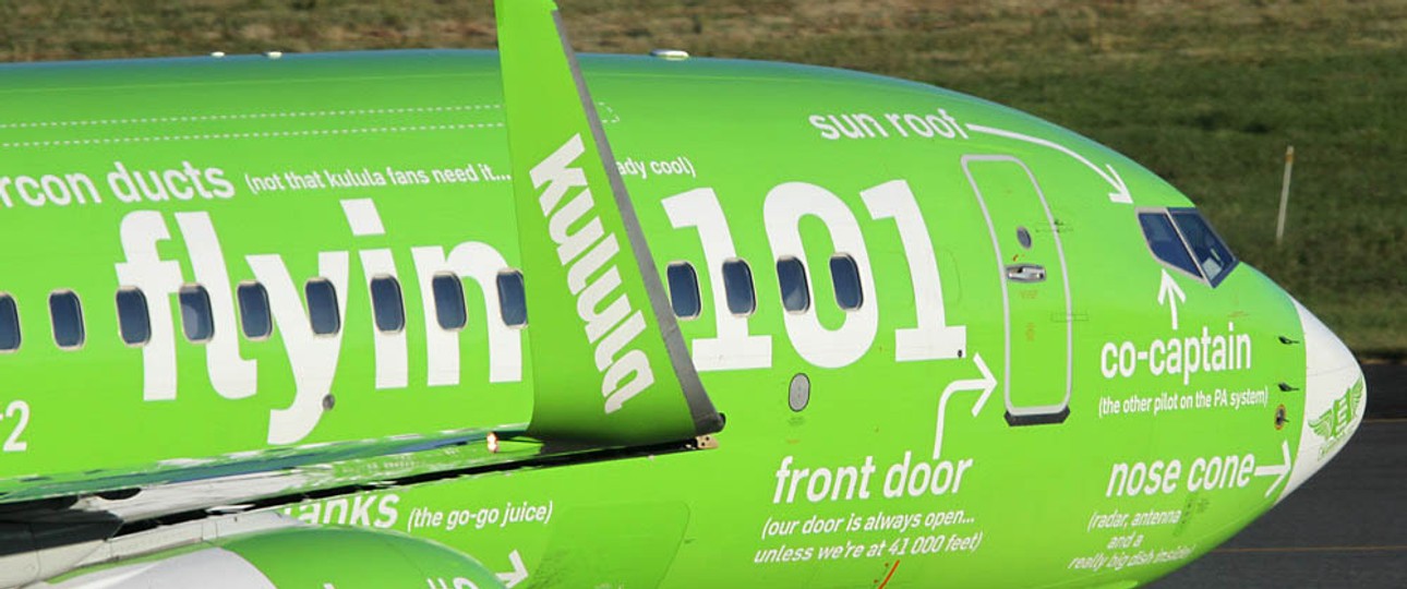 Boeing 737 von Kulula: Billigableger von Comair.