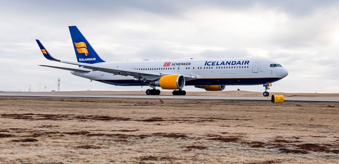 Die drei Jets werden von Icelandair gemietet.