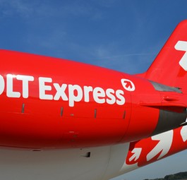 Heck einer Fokker 100 von OLT Express: Keine Investoren gefunden.