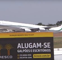 A340 braucht die Piste bis zum letzten Meter